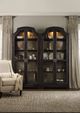 Hooker® Furniture Sanctuary Ebony Antiqued Oak Glass Bunching Curio-1