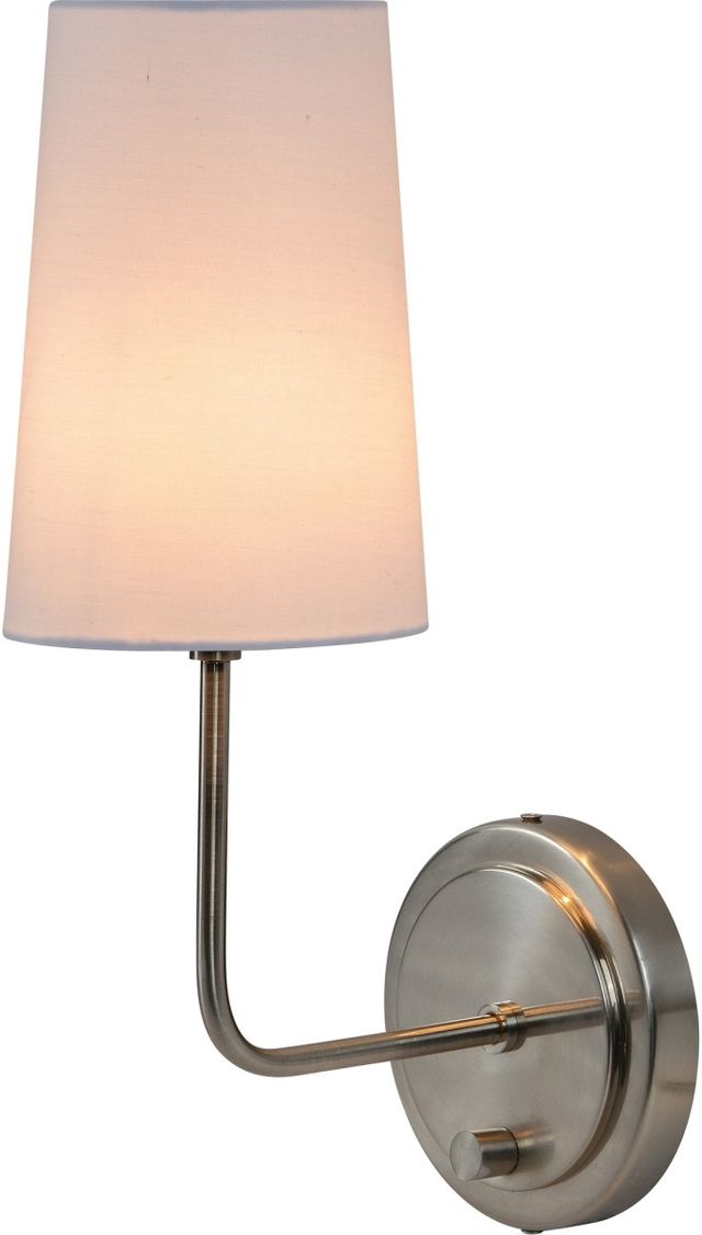 Renwil® Hydra Satin Nickel Wall Sconce-2