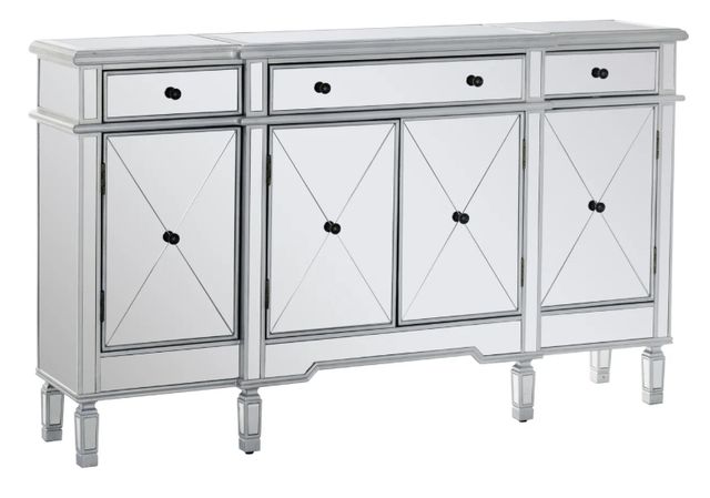 Powell® Milan Silver Mirrored Console-0