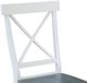 John Thomas Furniture® Dining Essentials Heather Gray/White X-Back Chair-1