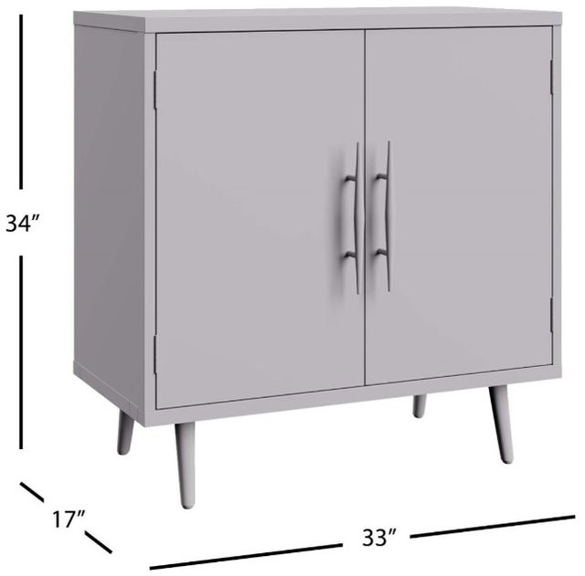 Jofran Inc. Colhane Washed 2-Door Accent Cabinet-2