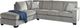 Signature Design by Ashley® Altari 2-Piece Alloy Sectional with Ottoman-1
