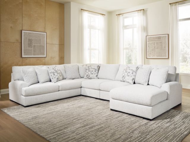 Signature Design by Ashley® Wynncroft Manor 5-Piece Chalk Right-Arm Facing Sectional and Chaise-1
