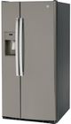 GE® 33" 23.0 Cu. Ft. Fingerprint Resistant Slate Side-by-Side Refrigerator-3