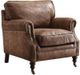 ACME Furniture Dundee Retro Brown Leather Accent Chair-0