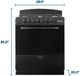 Element® 30” Black Freestanding Gas Range-2