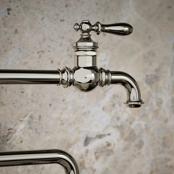 KOHLER® Artifacts® Vibrant Polished Nickel Deck-Mount Pot Filler-2