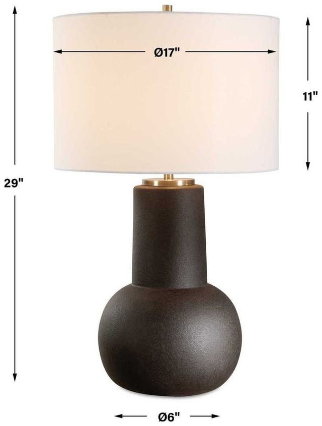 Uttermost® Robson Rustic Bronze Table Lamp-2