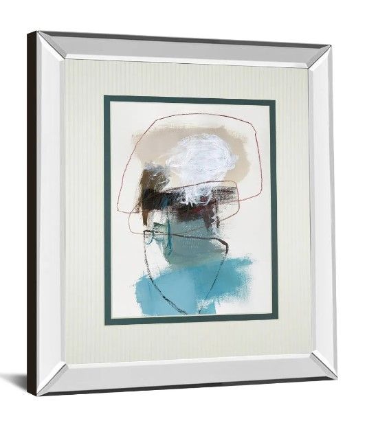 Classy Art In the Middle II by Barnes, N. Mirrored Frame Wall Art-1