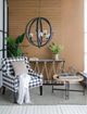 A & B Home Black Wood Chandelier-4