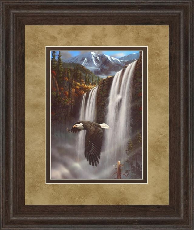 Classy Living Leo Stans Eagle Portrait I Wall Art-0