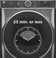 GE® 7.8 Cu. Ft. Carbon Graphite Gas Dryer with Steam and Sanitize Cycle-4