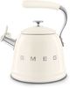 Smeg 50's Style 2.3 L Cream Whistling Electric Kettle-0