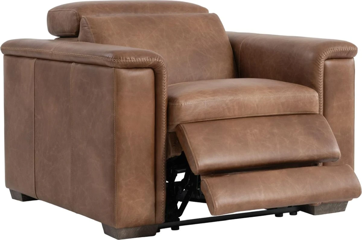 Bernhardt Lioni Brown Power Reclining Chair - Thumbnail 5