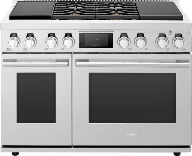 LG Signature 48" Pro Style Dual Fuel Range-Stainless Steel