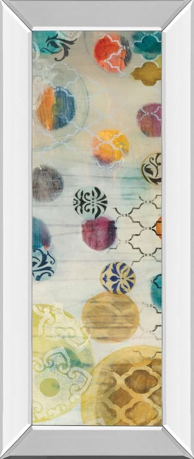 Classy Art Casa Blanca Panel I by Jeni Lee Mirror Framed Wall Art-0