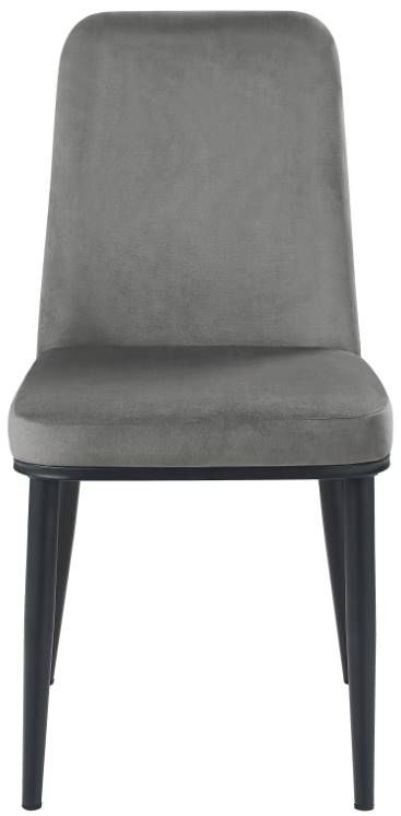 Homelegance® Salerno Gray/Black Dining Side Chair-1
