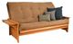 Kodiak Furniture Phoenix Suede Peat/Butternut Queen Futon with Mattress-0
