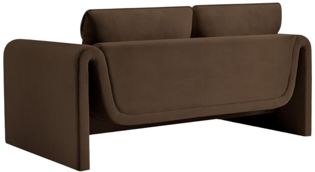 Meridian Furniture Sloan Brown Velvet Loveseat-3
