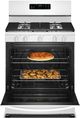 Whirlpool® 30” White Freestanding Gas Range with Crispy Mode and Griddle Zone-1