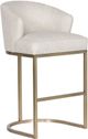 Vanguard® Furniture Vanguard Index Porcelain/Satin Brass Bar Stool-0