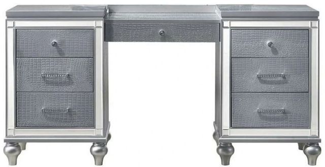 New Classic® Home Furnishings Valentino Silver Dressing Table-2