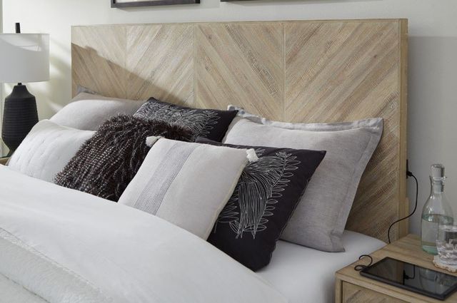 aspenhome® Maddox Biscotti Eastern King Panel Bed-1