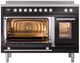 Ilve® Professional Plus II 48" Glossy Black Pro Style Induction Range-2