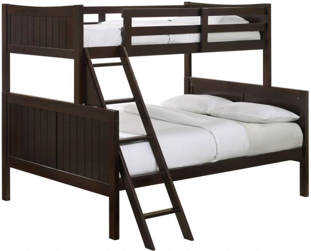 Elements International Sami Espresso Twin/Full Youth Bunk Bed-0