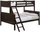 Elements International Sami Espresso Twin/Full Youth Bunk Bed-0