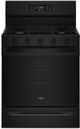 Whirlpool® 30" Black Freestanding Gas Range with Air Cooking Technology-0