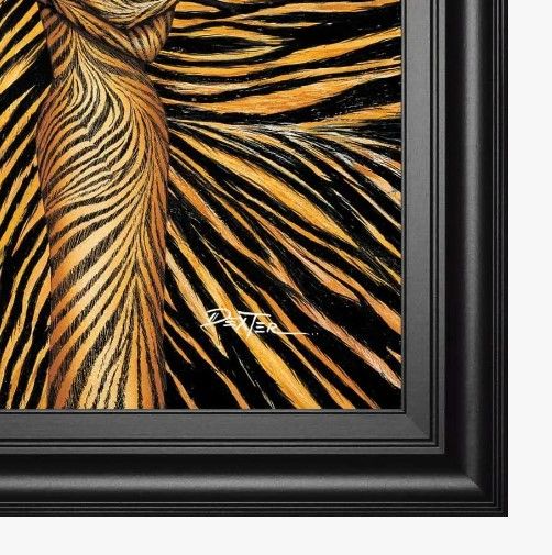 Classy Art Tiger Inspired Fashion by Dexter Griffin Wall Art-1
