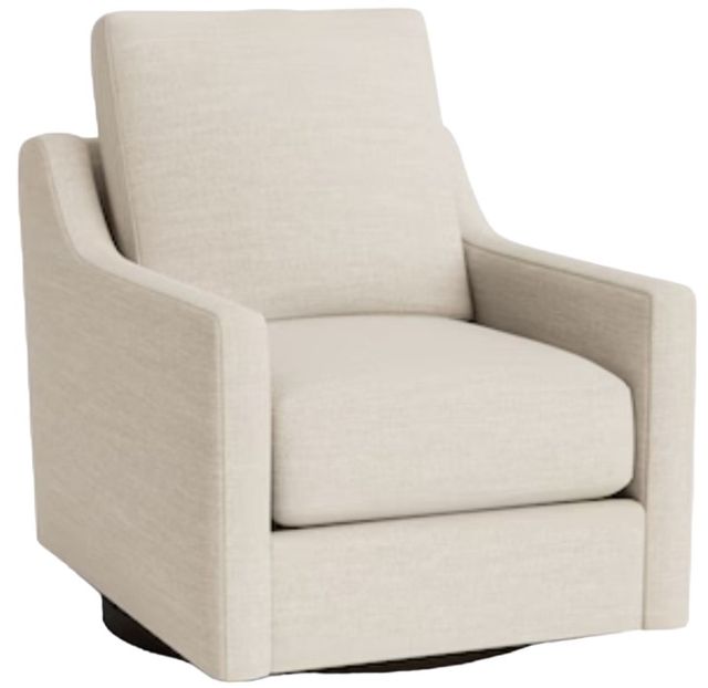 Bassett® Furniture Customizable Benchmade Premier Slope Arm Swivel Chair-0