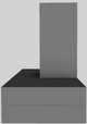 Vent-A-Hood® 42" Gunsmoke Contemporary Wall Mounted Range Hood-1