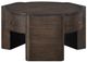 Steve Silver Co. Salina Espresso Round Coffee Table with Casters-1
