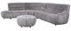 Porter International Designs Kenzo 3-Piece Gray Sectional-0