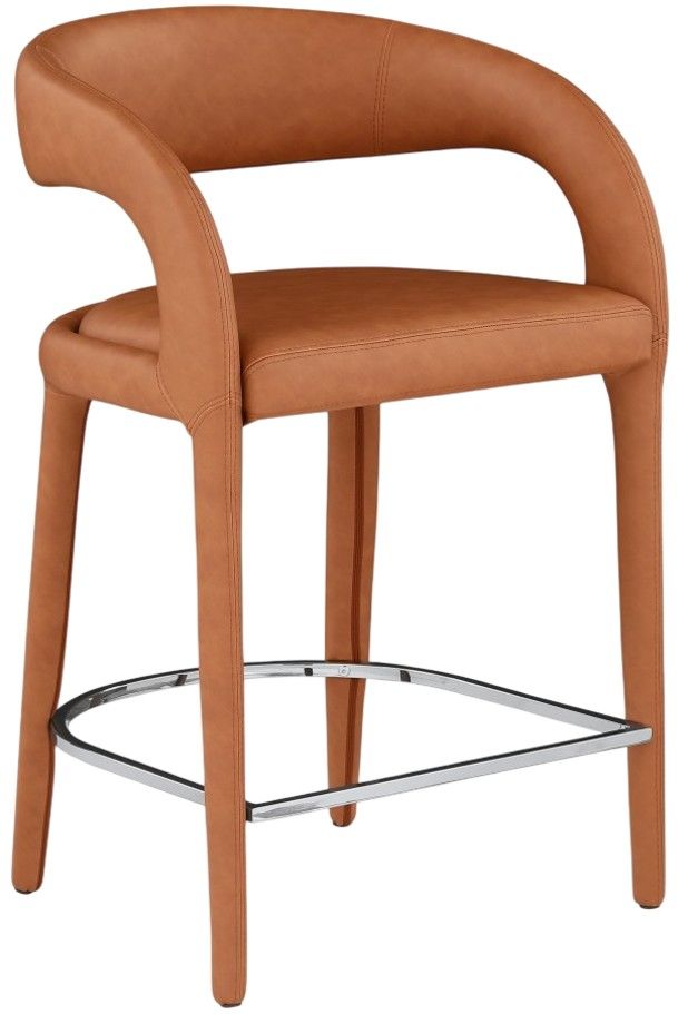 Meridian Furniture Sylvester Cognac Counter Stool-0