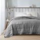 Olliix by Madison Park Cambria Charcoal Twin Premium Oversize Down Alternative Blanket with 3M Scotchgard-5
