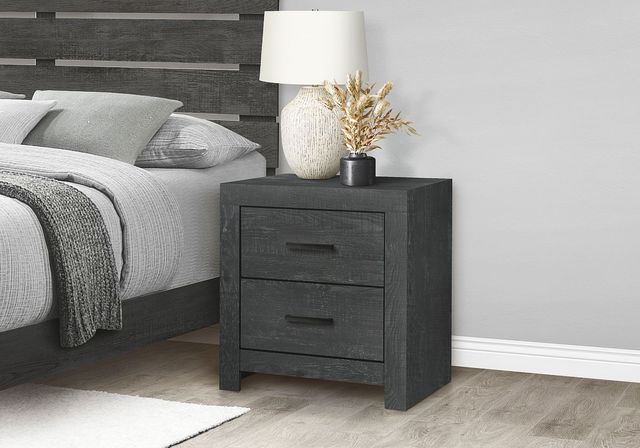 Monarch Specialties Inc. Graphite Grey Nightstand-2