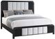 Global Furniture USA Beckett Black/White King Panel Bed-0
