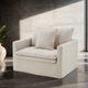 Furniture of America® Crayford Taupe Accent Chair-1