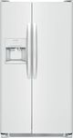 Frigidaire® 25.5 Cu. Ft. Pearl White Standard Depth Side by Side Refrigerator-0