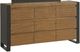 Elements International Breckenridge Black/Oak Dresser-0