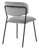 Armen Living Carlo 2-Piece Gray Dining Chairs-1