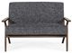 VIG Furniture Modrest Candea Gray Compact Loveseat-1