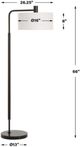 Uttermost® Richie Black Floor Lamp-3