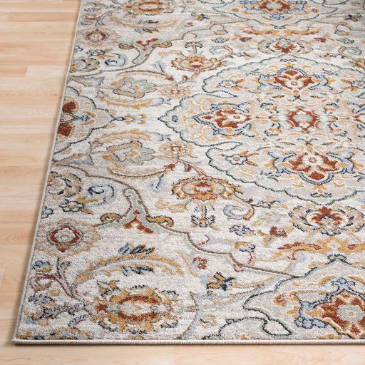 Surya Oushak Beige/Orange 5'x7' Area Rug-4