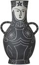 Currey & Company Saint-Paul-de-Vence Black/White Large Vase-0