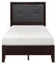 Homelegance® Edina Black/Espresso Twin Panel Bed-2