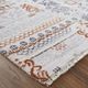 Feizy Harmon Light Gray/Rust 2' x 3' Rug-2